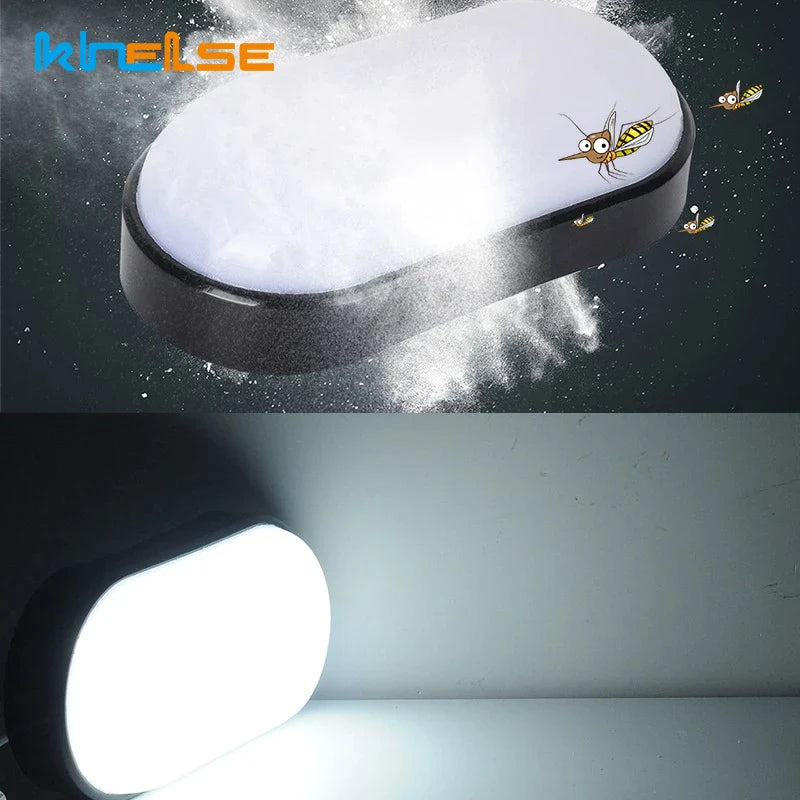 Afralia™ LED Oval Wall Lamp Outdoor Ceiling Light Waterproof Garden Bathroom Lighting