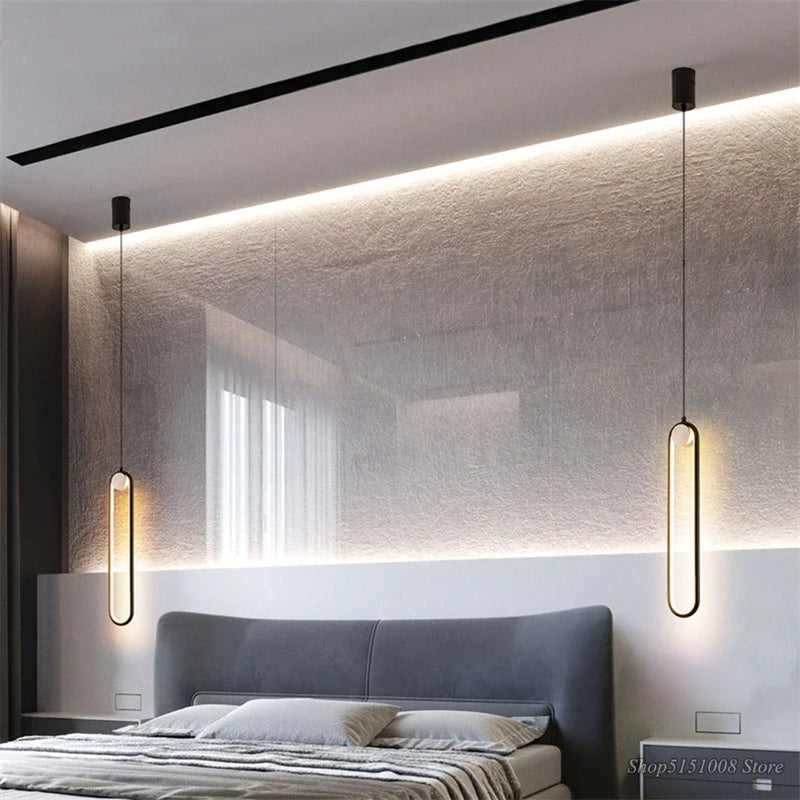 Afralia™ Nordic Pendant Lights for Bedroom Dining Table Interior Light Fixture