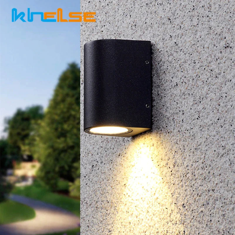 Afralia™ Outdoor LED Wall Lamp Modern Waterproof Sconce Garden Exterior Lighting