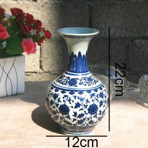 Afralia™ Ceramic Blue White Porcelain Tea Coffee Storage Tank
