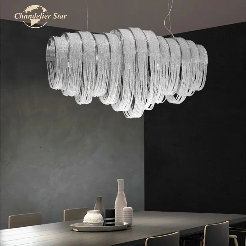 Afralia™ Crystal Circle LED Tassel Chandelier: Modern Luxury Pendant Hanging Light Fixture for Bedroom and Living Room