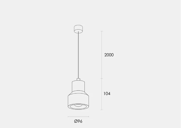 Afralia™ Nordic Modern LED Pendant Lamp for Bedroom Living Dinning Room