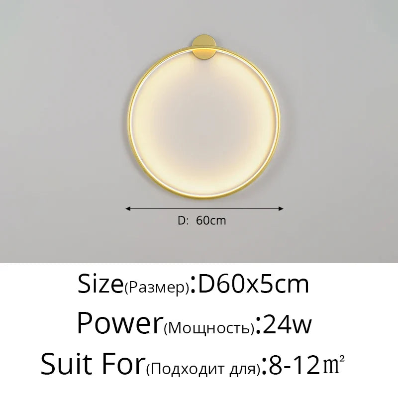 Afralia™ Nordic Round LED Wall Light: Modern Minimalist Design for Home Interior Decor