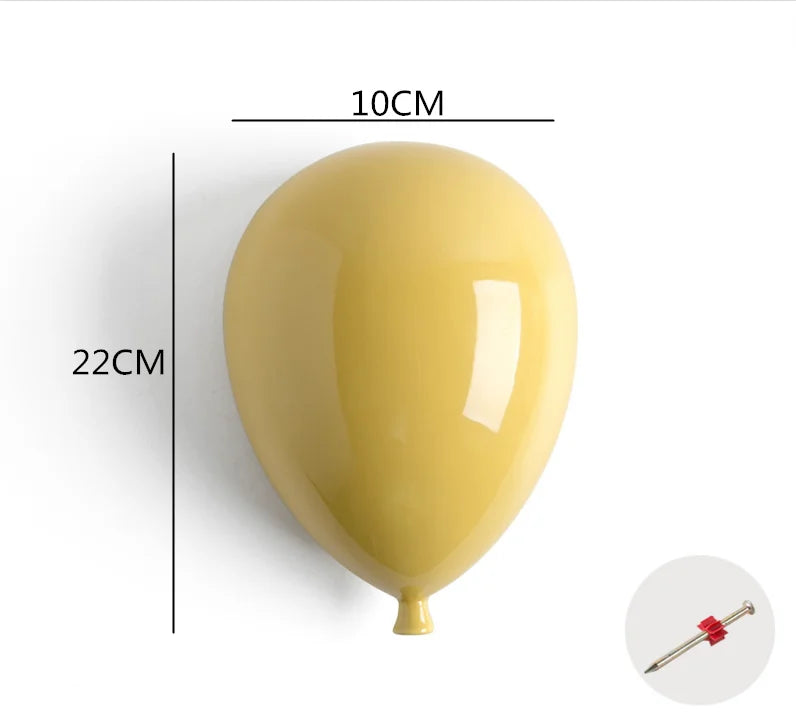 Afralia™ Cartoon Balloon Wall Hanging Decoration for Modern Home and Children's Room
