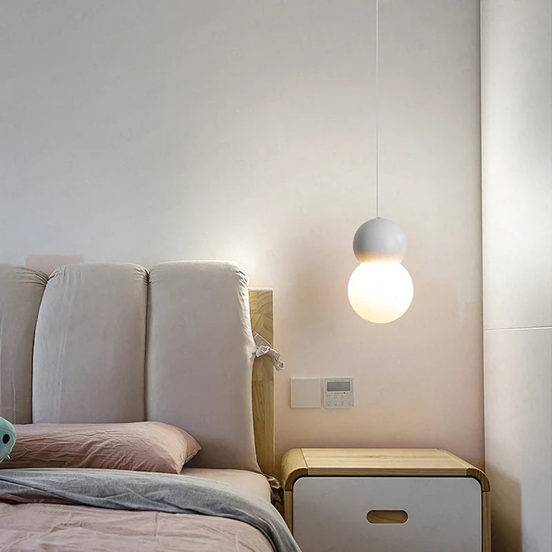 Afralia™ Nordic Glass Pendant Lamp for Home Indoor Decor