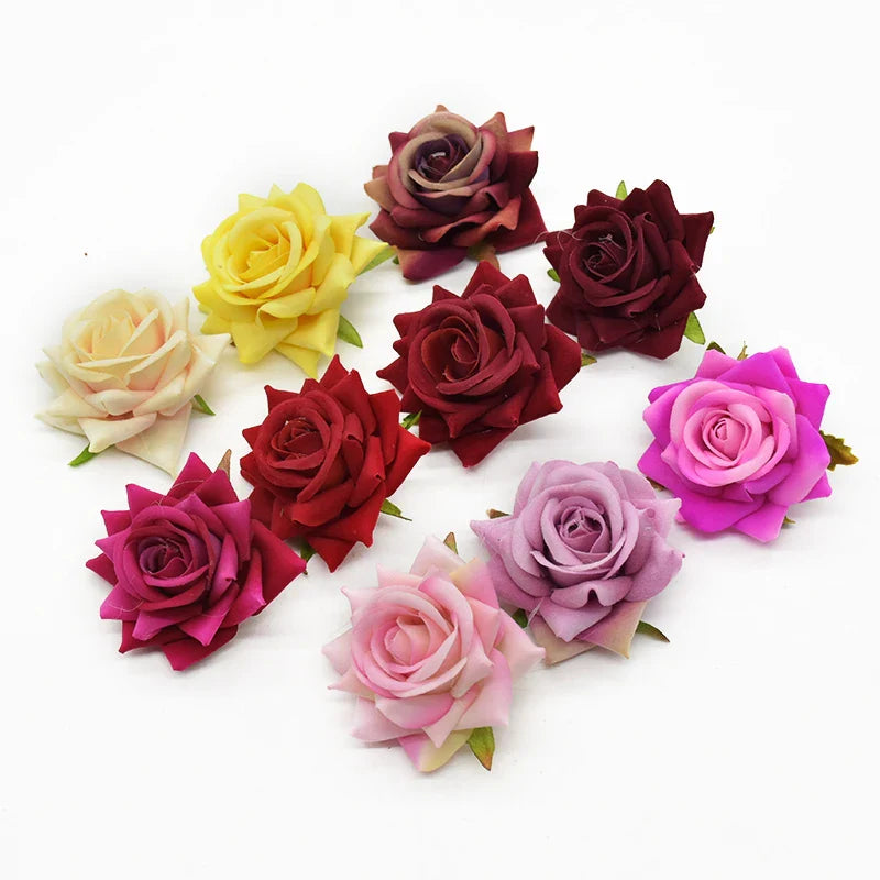 Afralia™ Silk Roses: Artificial Flowers Wedding Decor DIY Gifts Festival Supplies