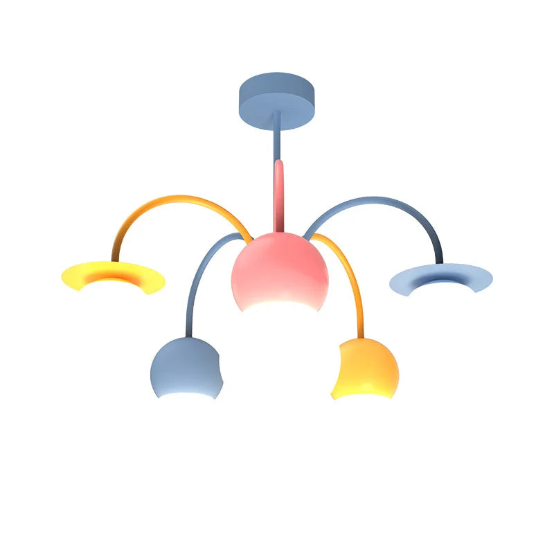 Afralia™ Cute Cartoon LED Chandelier Light for Kids Bedroom and Nursery