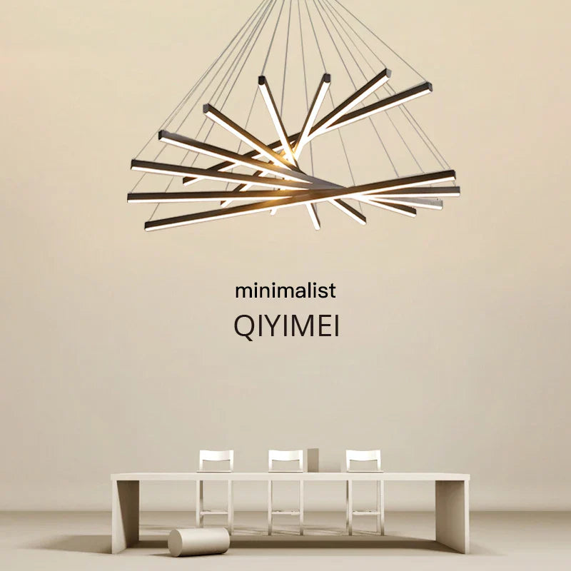 Afralia™ LED Chandeliers for Stair Hall Living Dining Room Indoor Lighting Fixture