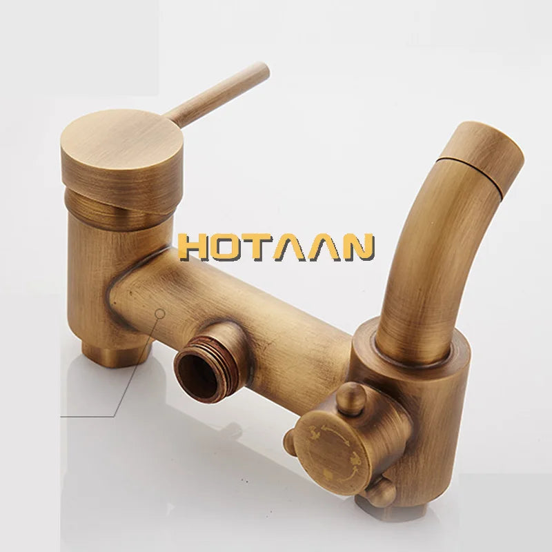 Afralia™ Concealed Wall Mounted Shower Faucet Mixer Control Valve for Antique Bath Tub