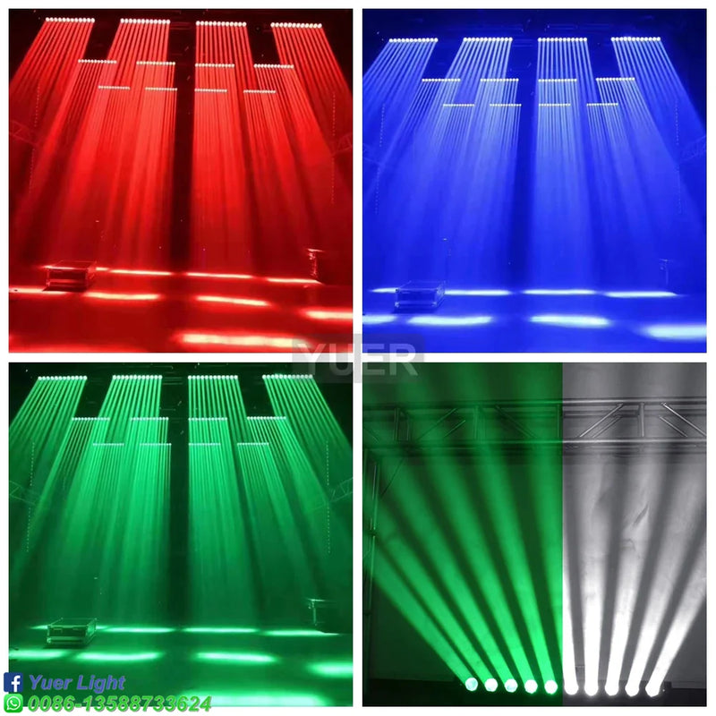 Afralia™ RGBW LED Moving Head Scan Light for DJ, Party, KTV, Home - 10x40W 4IN1 DMX