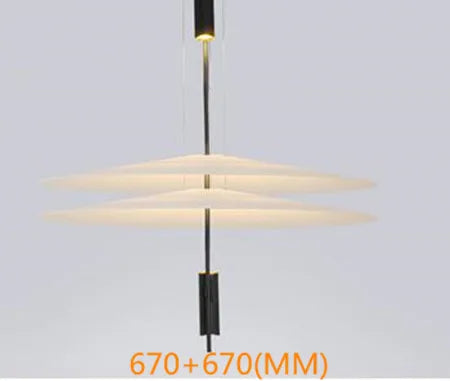 Afralia™ Nordic Flamingo Chandelier: White Light Minimalist Round Lamp for Living, Bed, Dining Room