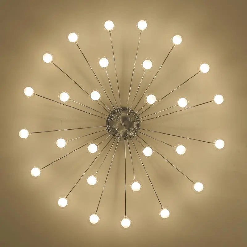 Afralia™ LED Glass Chandelier for Modern Home Decor