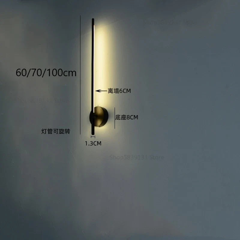 Afralia™ Luxury Nordic Living Room LED Wall Sconce Lights