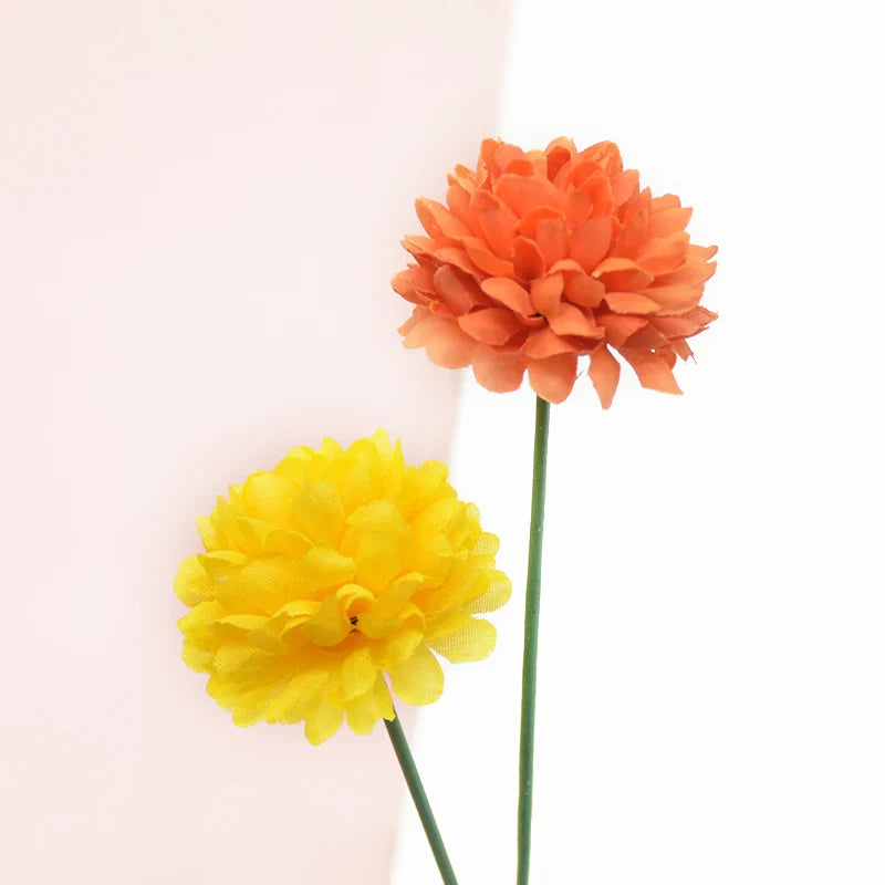 Afralia™ Chrysanthemum Heads: Artificial Ball Flowers for Home Decor, Weddings, DIY, Holidays