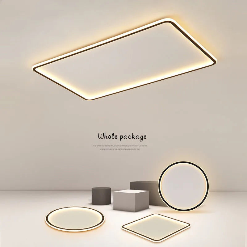 Afralia™ Dimmable LED Ceiling Chandelier for Living Bedroom Study Room Lighting