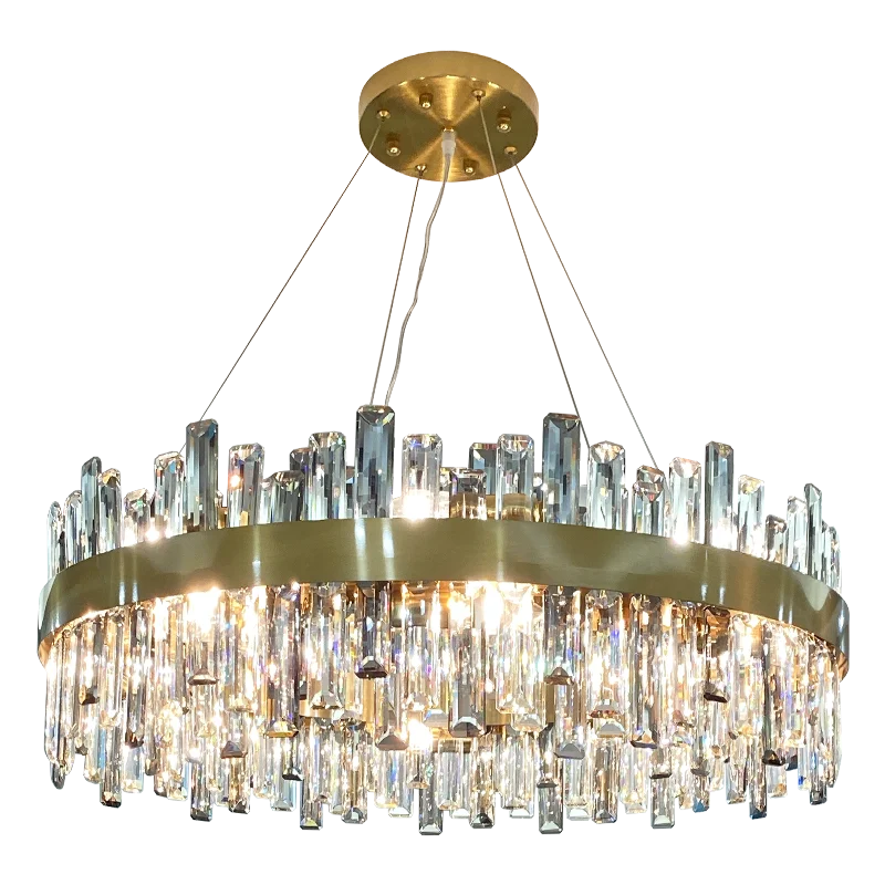 Afralia™ Luxury Crystal Chandelier: Elegant, Simple, High-end Lighting Solution