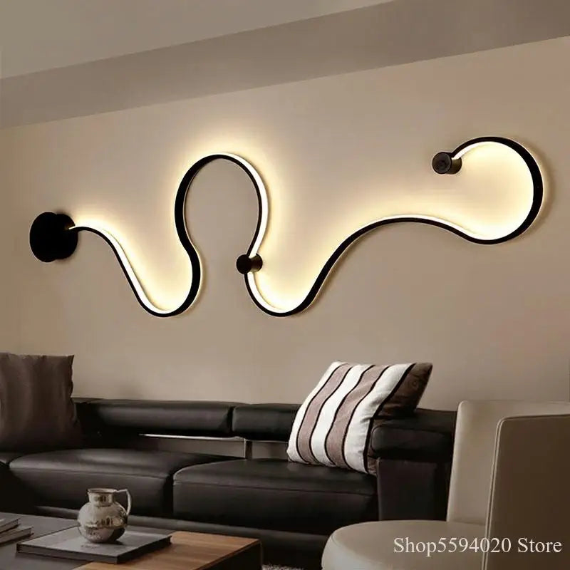 Afralia™ LED Wall Sconce Lighting for Modern Living Room and Bedroom Decor