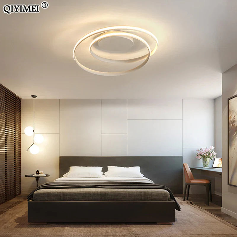 Afralia™ LED Chandelier: Modern Surface Mounted Lights for Living Room, Bedroom, Study Room