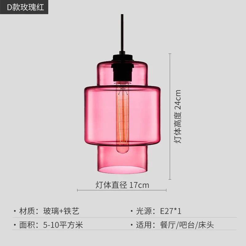 Afralia™ Geometric Glass Pendant Light Collection: Modern Crystalline Pendant Series
