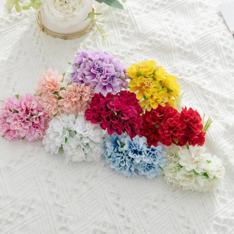 Afralia™ Artificial Flower Stamen Bouquet for Wedding, DIY, Party Decor, Home, Scrapbooking