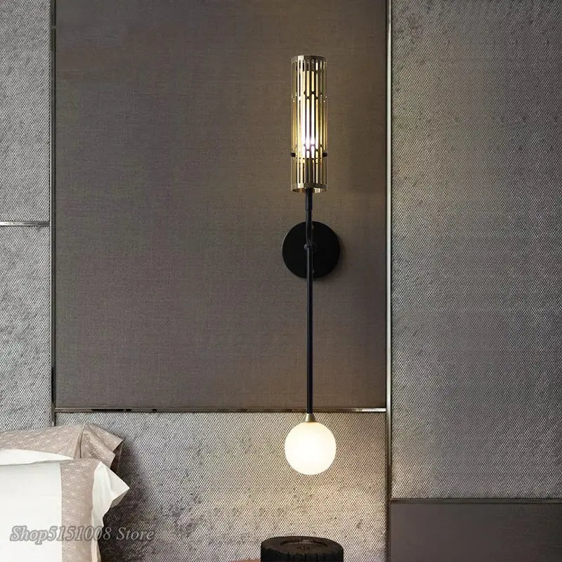 Afralia™ LED Wall Lamp: Modern Nordic Living Room Light for Luxury Decor