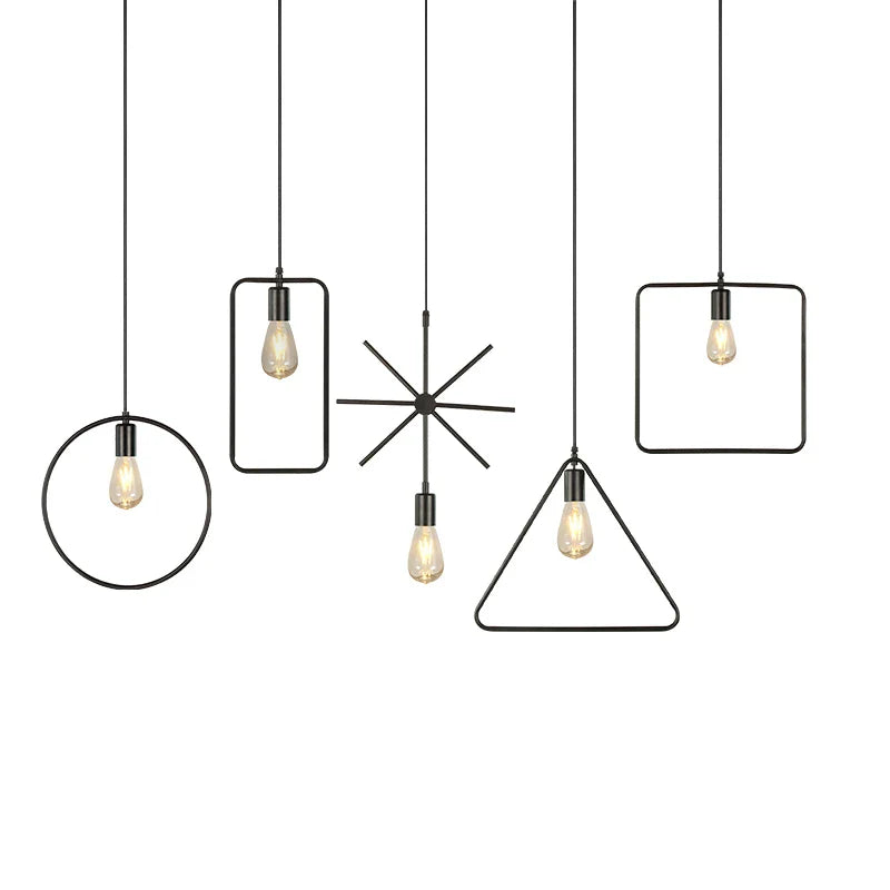 Afralia™ Industrial Nordic Retro Pendant Lights for Home and Bar Chandelier.