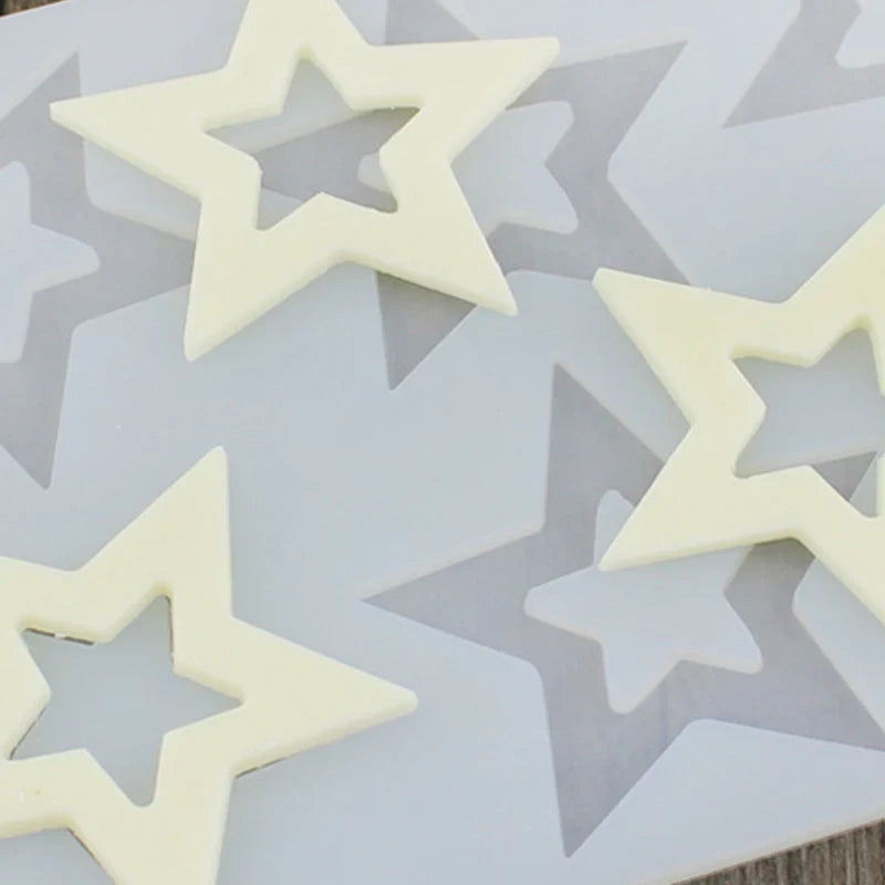 Afralia™ Silicone Fence Geometry Shapes Cake Mold for DIY Chocolate Baking Decor