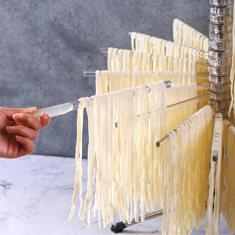 Afralia™ Pasta Drying Rack: Portable Noodle Hanging Stand for Spaghetti & More