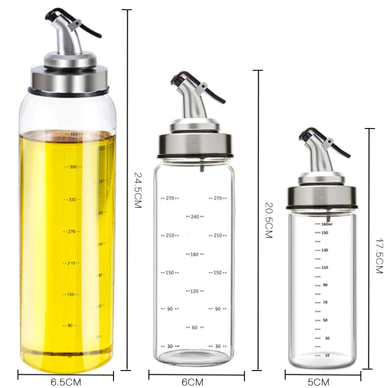 Afralia™ Glass Seasoning Dispenser Bottle for Oil and Vinegar Storage - Kitchen Accessories
