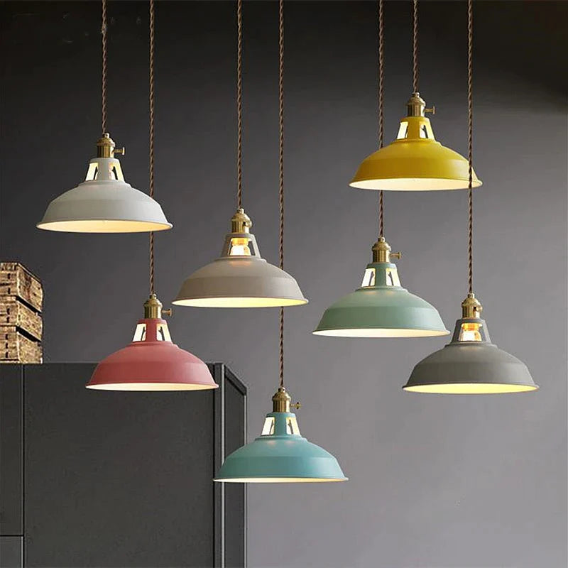 Afralia™ Retro Industrial LED Pendant Chandelier for Kitchen Restaurant Home Decor