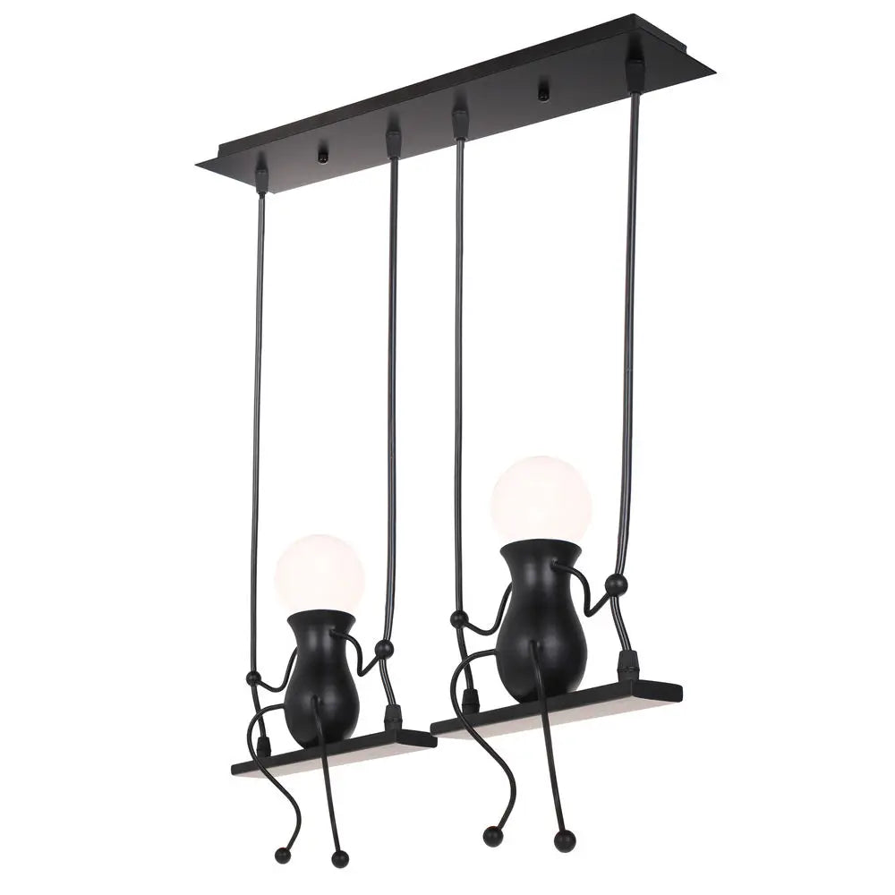 Afralia™ Humanoid Creative Pendant Light - Modern Indoor Chandelier for Home Décor