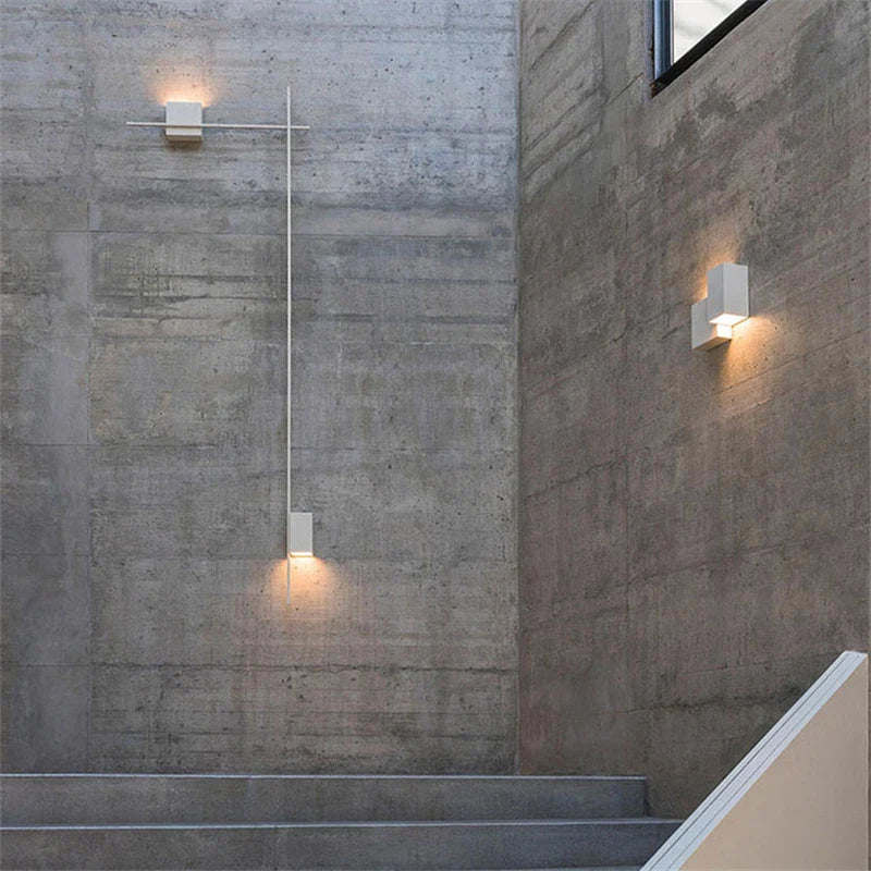 Nordic Modern Minimalist Wall Light by Afralia™ for Living Room Staircase Decor