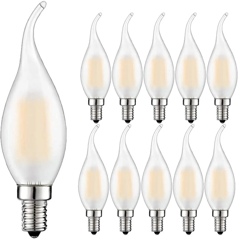 Afralia™ Dimmable LED Candle Light Bulb, Warm White 2700K, E14 220V, Chandelier Lighting