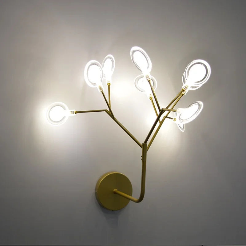 Afralia™ Firefly Branch Wall Lamp | Modern Tree Sconce Lighting