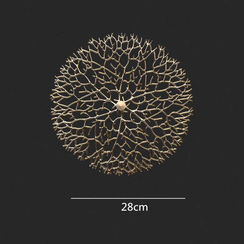 Afralia™ Metal Copper Lotus Leaf Fish Wall Hanging Home Decor