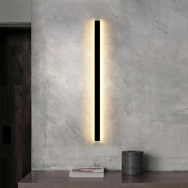 Afralia™ Modern Black Wall Sconce Bedroom Bedside Lamp for Living Room, Dining Room