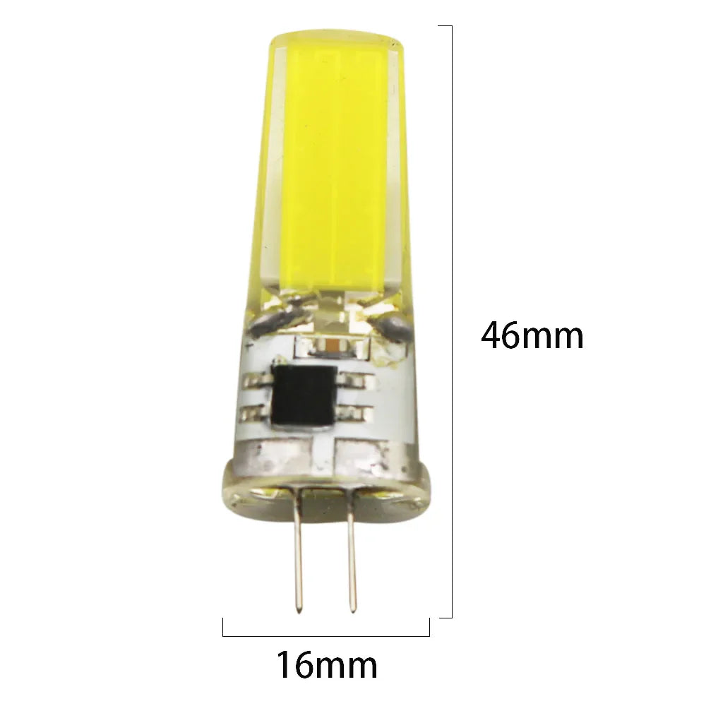 Afralia™ G4 COB LED Bulb 5W - Crystal Light Bulb ACDC 12V AC220V - Replace Halogen