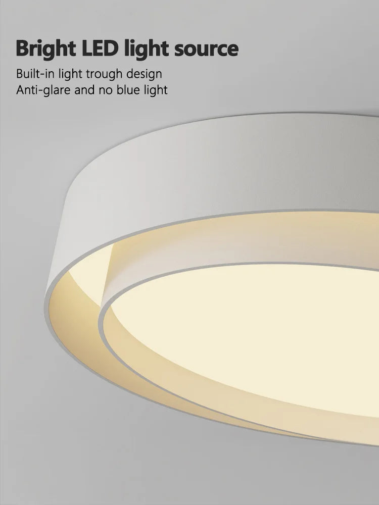 Afralia™ Nordic Minimalist Ceiling Lamp - Modern & Creative Master Bedroom Lighting