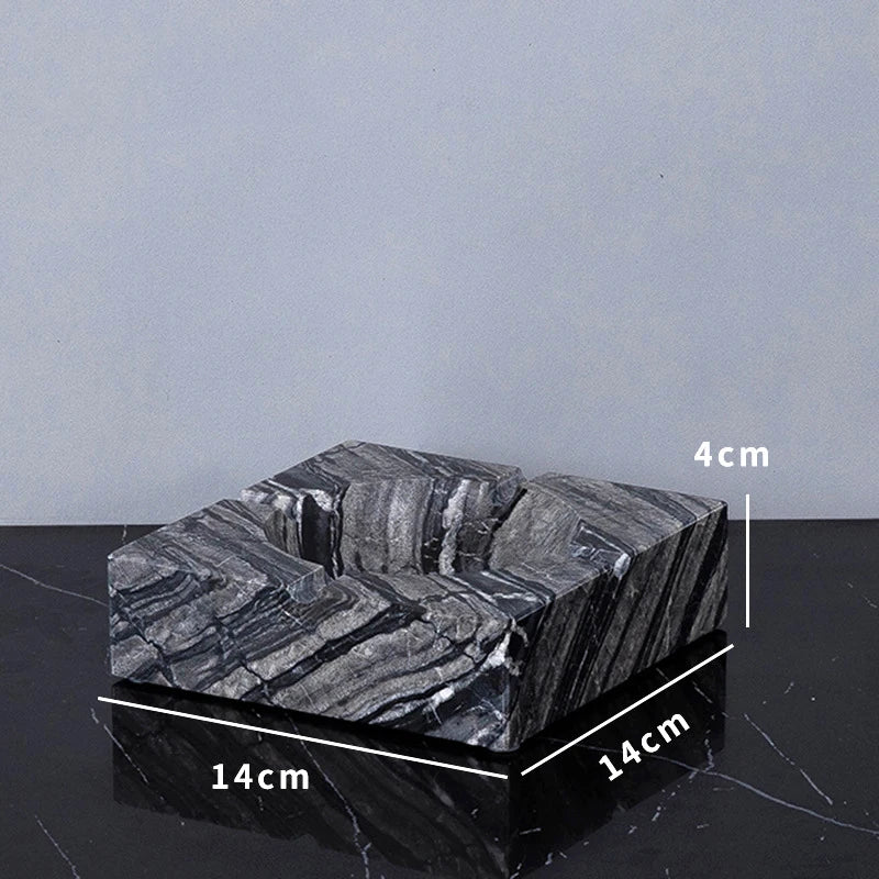 Afralia™ Ancient Wood Grain Marble Bathroom Set with Luxury Accessories