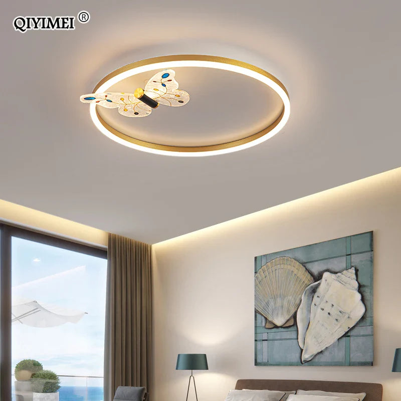 Afralia™ LED Chandelier: Modern Indoor Lighting for Bedroom, Study, Living Room - Luster Lamps