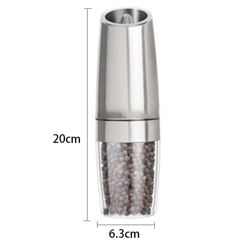 Afralia™ Electric Spice Mill Pepper Grinder Salt Shaker Kitchen Accessory