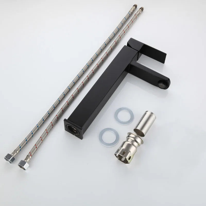 Afralia™ Brushed Tall Basin Sink Faucet for Stylish Bathroom Water Control