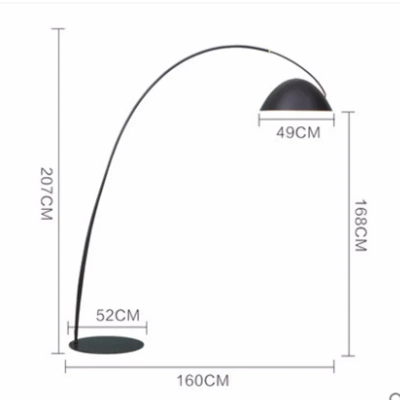 Afralia™ Minimalist Vertical Floor Lamp for Living Room Decor