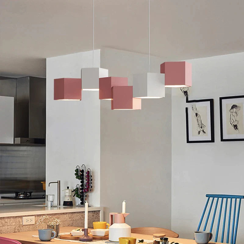 Dimmable LED Chandelier by Afralia™ - Nordic Design for Kitchen and Dining Tables