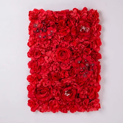 Afralia™ Silk Rose Flower Wall Wedding Christmas Decoration Silk Hydrangea Backdrop