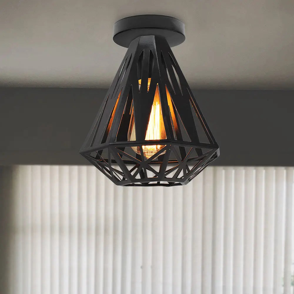 Afralia™ Iron Aisle Ceiling Lights: Industrial Nordic Vintage Kitchen Decor Ceiling Lamp