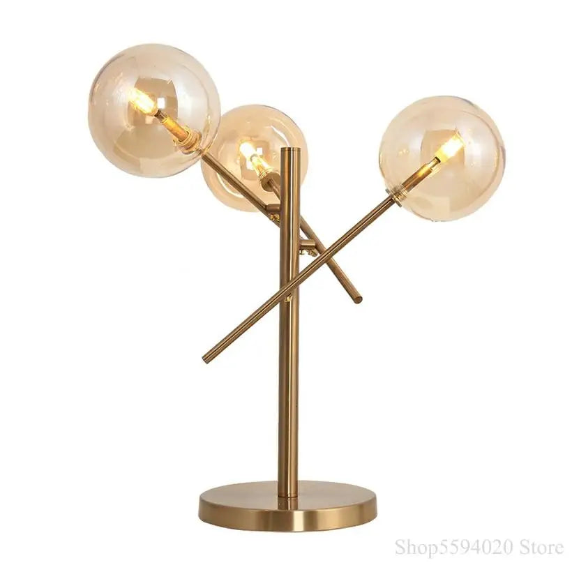 Afralia™ Glass Bubble Ball LED Floor Lamp Post-modern Nordic Magic Bean Design