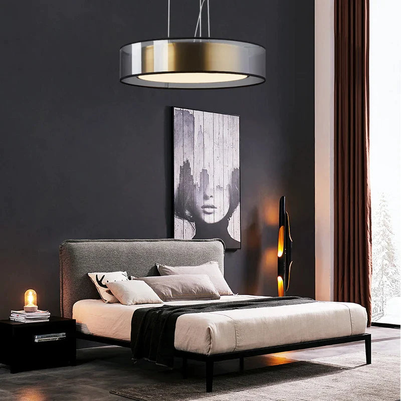 Afralia™ Copper Pendant Light: Nordic Minimalistic Luxury for Master Bedroom