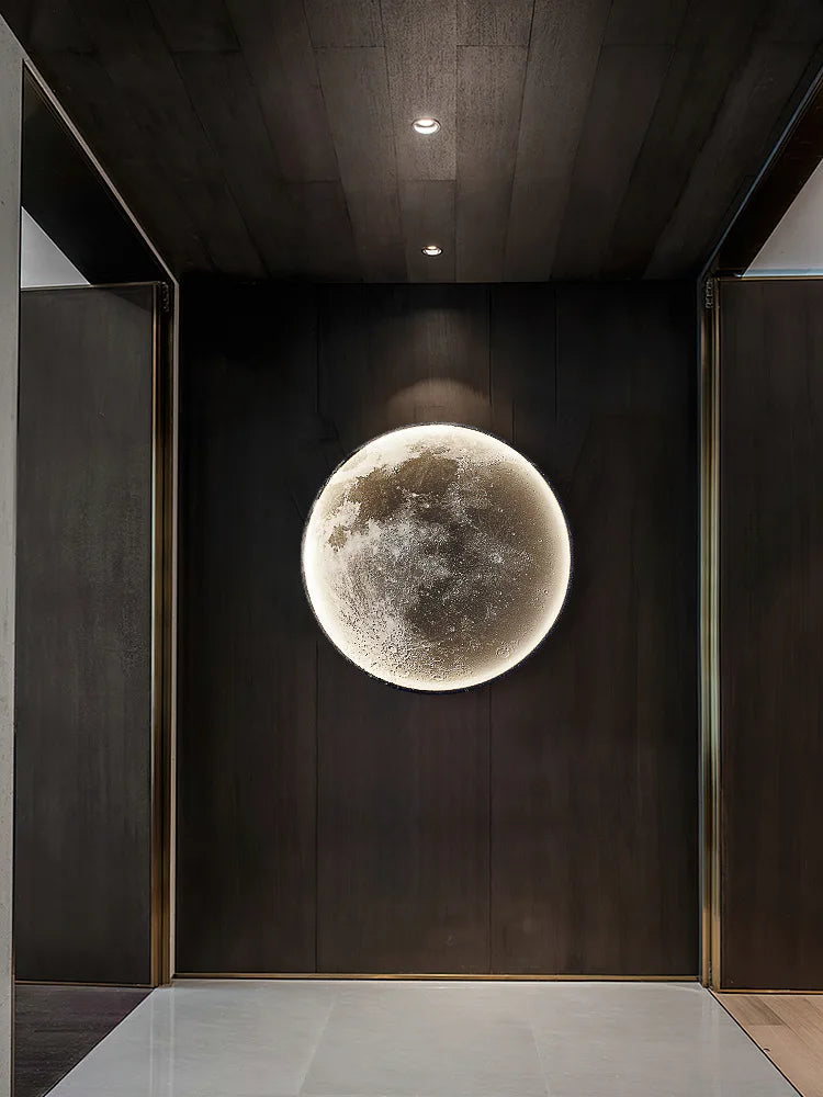 Afralia™ Moonlight LED Wall Lamp for Indoor Decor and Lighting in Bedroom, Living Room, Hallway