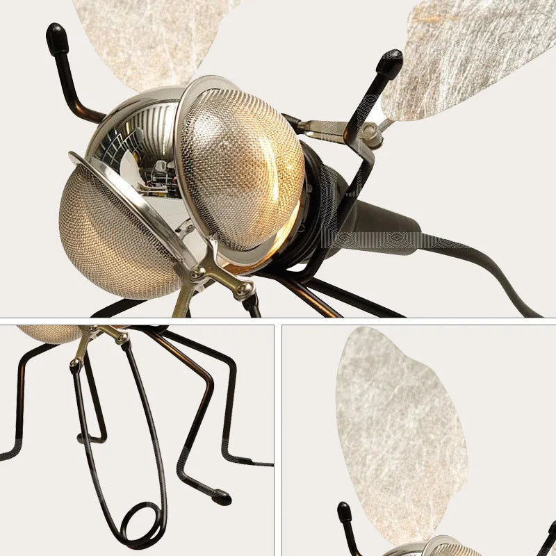 Afralia™ Post-Modern Fly Wall Lamp: Creative Designer Bedroom & Living Room Decor